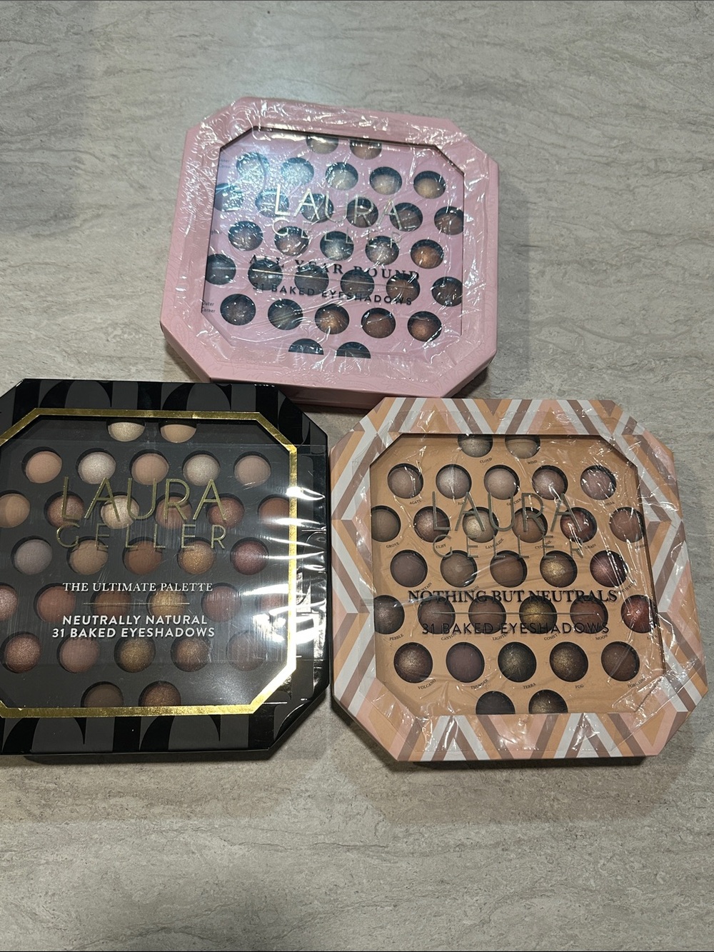 3 Laura Geller Eyeshadow Trio Pack